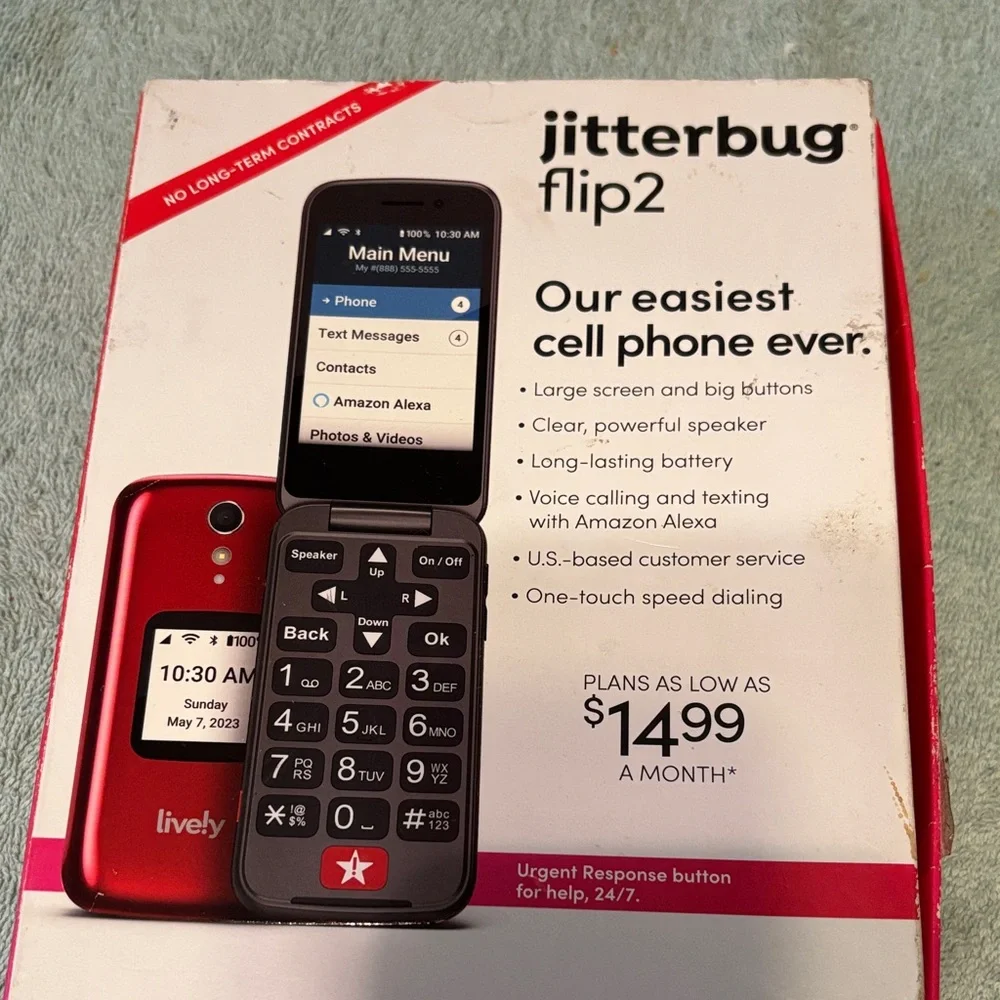 Flip2 Red Cell Phone